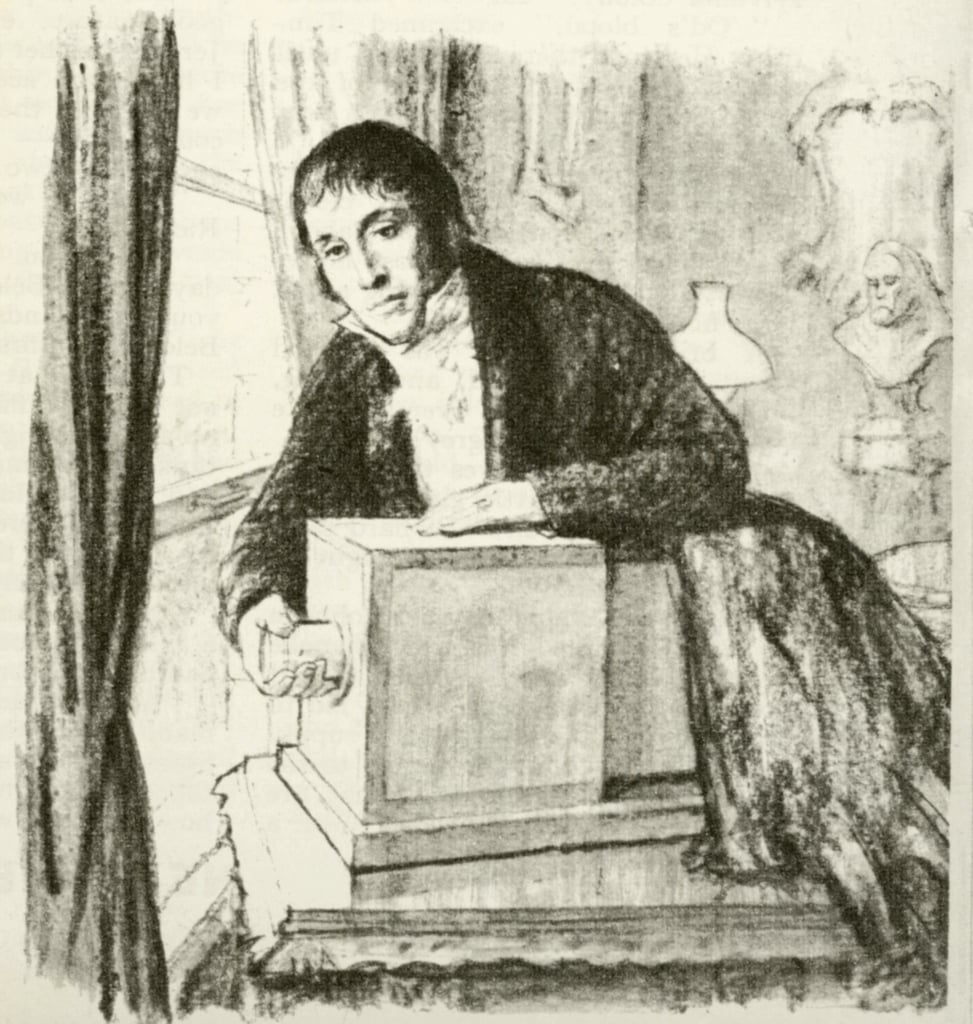 Joseph Nicephore Niepce nimmt das erste permanente Foto der Welt